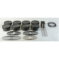 Mahle MS Piston Set GM LS 408ci 4.030in Bore 4in Stk 6.125in Rod .927 Pin -20cc 9.3 CR Set of 8