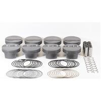 Mahle MS Piston Set SBF 374ci 4.128in Bore 3.500in Stroke 6.2in Rod .927in Pin -6cc 10.6 CR Set of 8