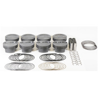 Mahle MS Piston Set SBF Inv 364cid 4.125in Bore 3.400stk 5.400in Rod .927 Pin -16cc 9.4 CR Set of 8