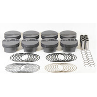 Mahle MS Piston Set SBF 331ci 4.030in Bore 3.25in Stroke 5.4in Rod .927 Pin -6cc 10.0 CR Set of 8