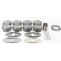 Mahle MS Piston Set SBF 347ci 4.030in Bore 3.4in Stroke 5.4in Rod .927 Pin -16cc 9.3 CR Set of 8