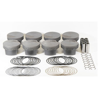 Mahle MS Piston Set SBF 358ci 4.030in Bore 3.5in Stroke 6.0in Rod .927 Pin -3cc 10.7 CR Set of 8