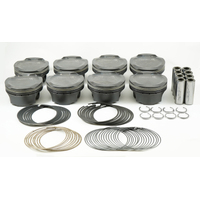 Mahle MS Piston Set SBF 302ci 3.630in Bore 3.65in Stroke 5.933in Rod .866 Pin -13cc 9.0 CR Set of 8