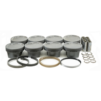 Mahle MS Piston Set Ford 514ci 4.44in Bore 4.150in Stroke 6.7in Rod 0.990 Pin -28cc 9.9CR - Set of 8