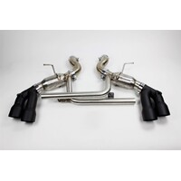 Mishimoto 2016+ Chevrolet Camaro SS Quad-Tip Pro Axle-Back Exhaust w/ Black Tips