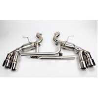 Mishimoto 2016+ Chevrolet Camaro SS Quad-Tip Pro Axle-Back Exhaust w/ Polished Tips