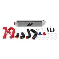 Mishimoto 2016+ Honda Civic 1.5T / 2017+ Honda Civic Si Silver Intercooler Kit w/Red Pipes