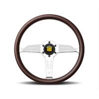 Momo Super Grand Prix Steering Wheel 350 mm - Mahogany Wood/Pol Spokes