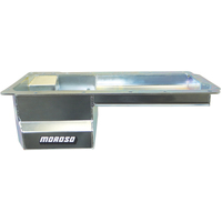 Moroso GM LS Swap/Early F-Body (w/Rear Sump & Remote Oil Filter Adapter) Wet Sump 6in Steel Oil Pan