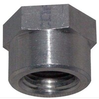 Moroso 1/2in NPT Female Weld-On Bung - Aluminum - Single