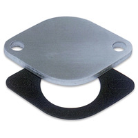 Moroso Chevrolet V8/90 Degree V6 Waterneck Block-Off Plate - 1/2in - Aluminum