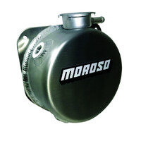 Moroso Universal Coolant Expansion Tank - Stamped Filler Neck - 1qt - 2-5/8in