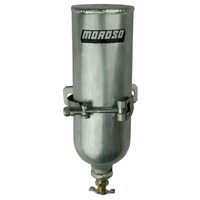 Moroso Coolant Neck Overflow Tank 3in Diameter x 9in Tall Aluminum