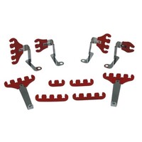 Moroso Ford Small Block Ignition Wire Loom Kit - 7-9mm - Red