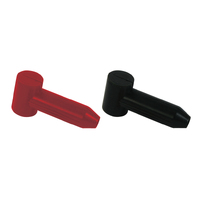 Moroso Battery Disconnect Switch Boots - 1 Black - 1 Red (Use w/Part No 74100/74101/74102/74106)