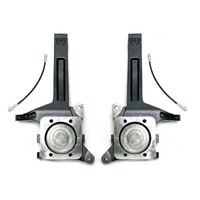 MaxTrac 07-18 Toyota Tundra 2WD 3.5in Front Lift Spindles w/Extended DOT Compliant Brake Lines