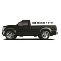 N-Fab Nerf Step 19-20 Chevy/GMC 1500 Regular Cab 6.5ft Bed - Bed Access - Tex. Black