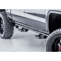 N-Fab RKR Rails 15-17 GMC - Chevy Canyon/Colorado Crew Cab - Tex. Black - 1.75in