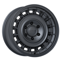 Nomad N502DU Arvo 17x8.5in / 6x139.7 BP / 0mm Offset / 106.1mm Bore - Dark Gunmetal Wheel