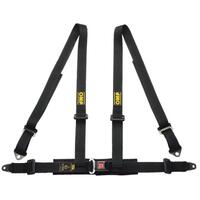 OMP 4 Point Harness - Black