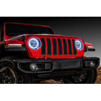 Oracle Jeep Wrangler JL/Gladiator JT LED Surface Mount Headlight Halo Kit - White