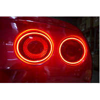 Oracle Chevy Corvette C6 05-13 LED Waterproof Afterburner Kit - Red