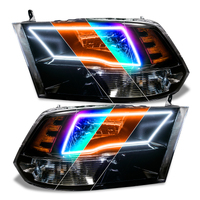 Oracle 09-18 Dodge Ram Switchback Quad Headlight Halo Kit - RGB+A ColorSHIFT+ w/ 2.0 Controller