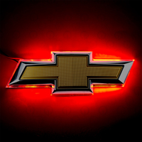 Oracle 14-15 Chevrolet Camaro Illuminated Bowtie - Red