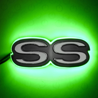 Oracle Chevrolet Camaro SS Illuminated Emblem - Green