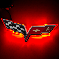 Oracle Chevrolet Corvette C6 Illuminated Emblem - Dual Intensity - Red