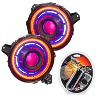 Oracle Oculus Bi-LED Projector Headlights for Jeep JL/Gladiator JT - ColorSHIFT