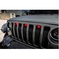 Oracle Pre-Runner Style LED Grille Kit for Jeep Wrangler JL - Red