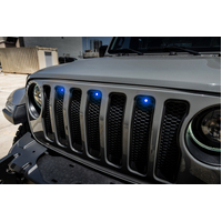 Oracle Pre-Runner Style LED Grille Kit for Jeep Gladiator JT - Blue