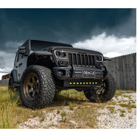 ORACLE Lighting 2019+ Jeep Wrangler JL / Gladiator JT Skid Plate w/ Integrated LED Emitters - Clear