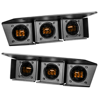 Oracle High 21-22 Ford Bronco Triple LED Fog Light kit for Steel Bumper