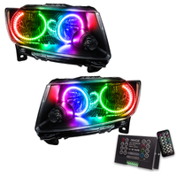 Oracle 11-13 Jeep Grand Cherokee SMD HL (Non-HID) - Chrome - ColorSHIFT w/ 2.0 Controller