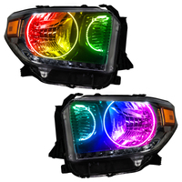 Oracle 14-17 Toyota Tundra SMD HL - Dual Halo Kit - ColorSHIFT w/o Controller