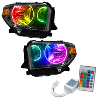 Oracle 14-17 Toyota Tundra SMD HL - Dual Halo Kit - ColorSHIFT w/ Simple Controller