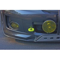 Perrin 08-14 Subaru WRX/STI Tow Hook Kit (Front) - Neon Yellow