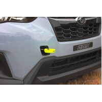 Perrin 2022 Subaru WRX / 18-21 Crosstrek / 14-21 Forester Tow Hook Kit (Front) - Neon Yellow