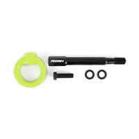 Perrin 08-14 Subaru WRX/STI Sedan Tow Hook Kit (Rear) - Neon Yellow