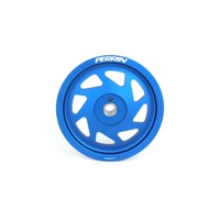 Perrin 19-21 Subaru WRX / 16-18 Forester Lightweight Crank Pulley (FA/FB Engines w/Large Hub) - Blue