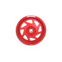 Perrin 19-21 Subaru WRX / 16-18 Forester Lightweight Crank Pulley (FA/FB Engines w/Large Hub) - Red