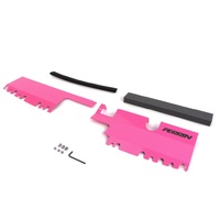 Perrin 15-21 WRX/STI Radiator Shroud (With OEM Intake Scoop) - Hyper Pink