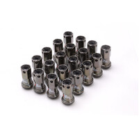 Project Kics 12X1.50 R40 Iconix Classical Lug Nuts w/ Black Plastic Cap - 20 - No Locks