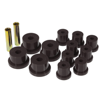 Prothane 64-73 Ford Mustang Rear Spring & 1/2in Shackle Bushings - Black