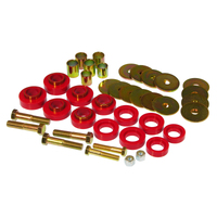 Prothane 67-81 Chevy Camaro Body Mount Kit w/ Hardware - Red