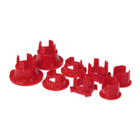 Prothane 10 Chevy Camaro Rear Subframe Bushing Insert Kit - Red