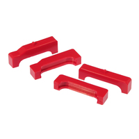 Prothane 88-98 Chevy Truck Big Block Radiator Insolators - Red