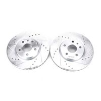 Power Stop 2010 Buick Allure Front Evolution Drilled & Slotted Rotors - Pair